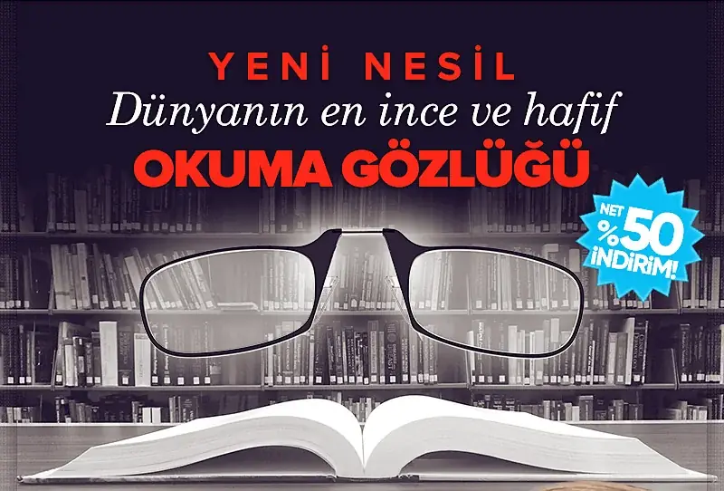 Dünyanın en ince ve hafif okuma gözlüğü