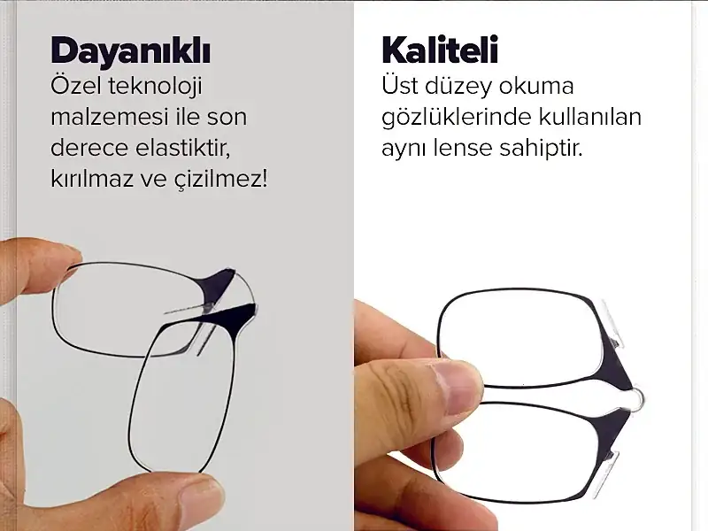 Dayanıklı ve kaliteli lens