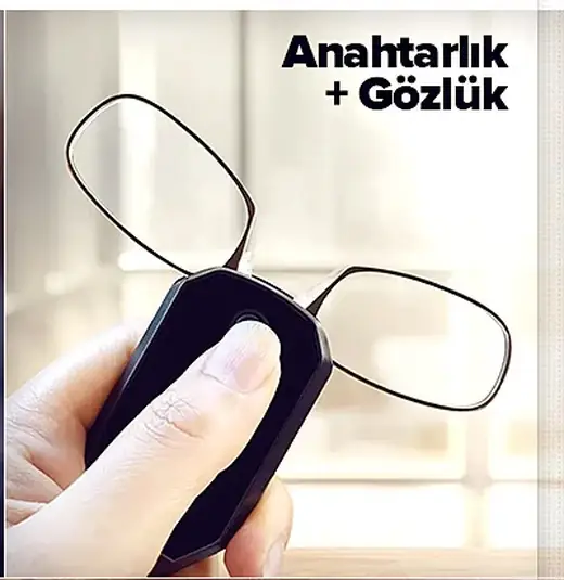 Anahtarlık + gözlük